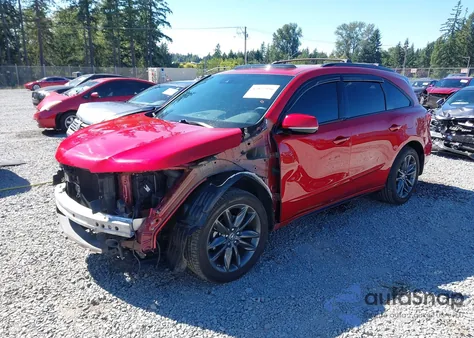 2019 Acura Mdx Tech A-Spec Pkgs z USA, uszkodzony, nr VIN 5J8YD4H05KL024641